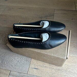 Reformation Maren Ballet Flat Black - Size 9.5